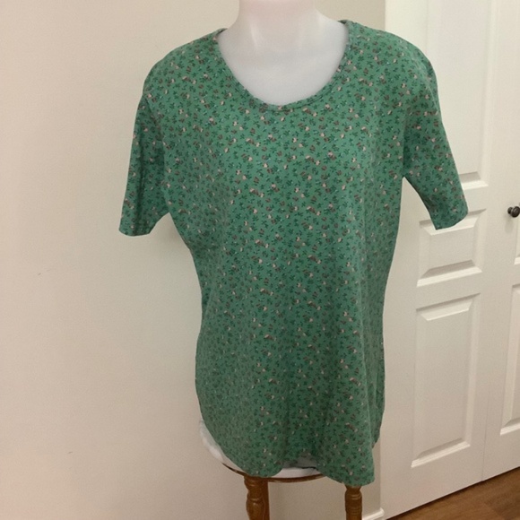 VTG Northern Reflections Cotton Floral Tee MEDIUM fits 36-38 bust - Picture 2 of 10